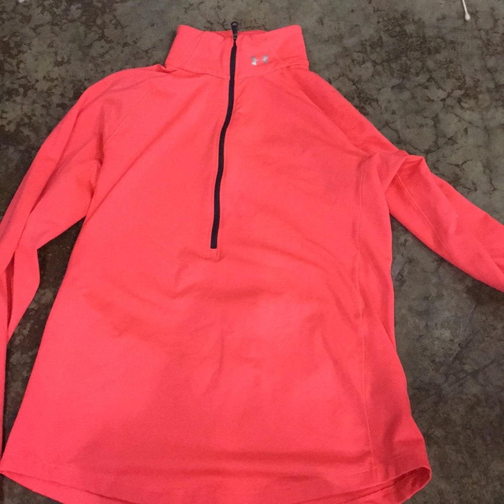 Neon pink under armour jacket